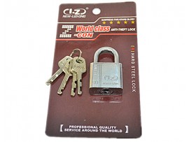 30MM 4匙方铁锁(红卡)